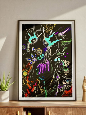 A3 Poster Handmade Art Print New