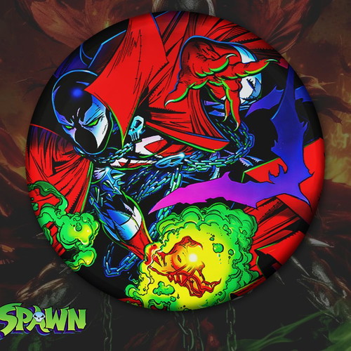 Spawn pin set of 7 different 3 cm badges new