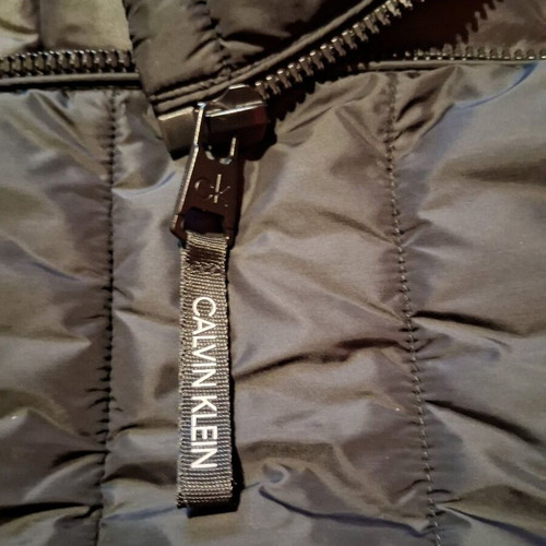Calvin Klein sleeveless winter jacket used, black, size M