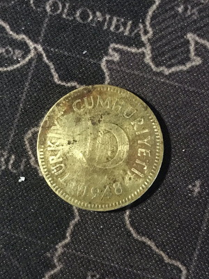 Turkey 25 Kurus coin 1948