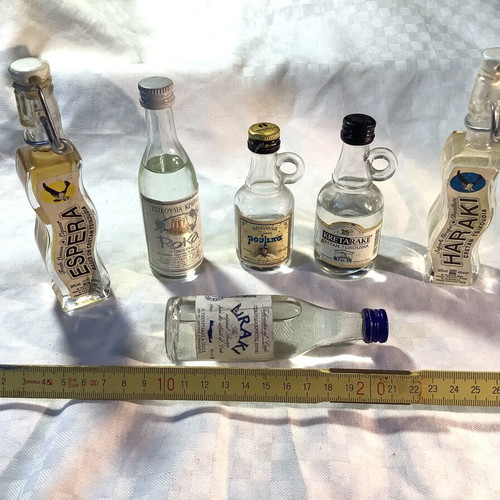 Raki used, set of 6 different miniatures