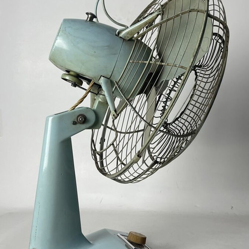 Hitachi A.C. Desk Fan 30cm 12” used vintage, Japanese retro design