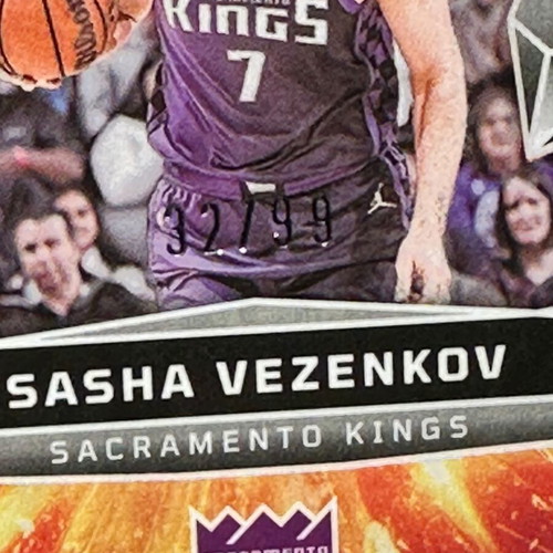 Panini Obsidian NBA 2023-24 Sasha Vezenkov Rookie Autograph numbered 32/99