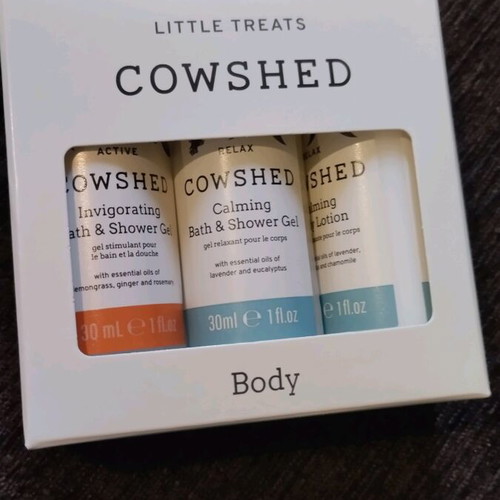 Body care travel set new, soap and cream