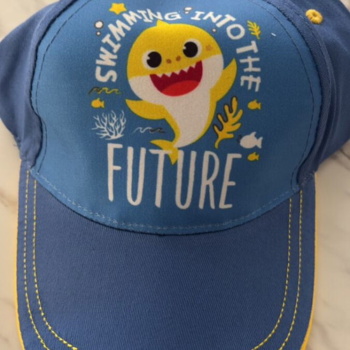 Baby Shark Baseball Kids Hat new, blue with yellow details
