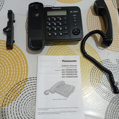 Panasonic KX-TS580EX Corded Phone Black New