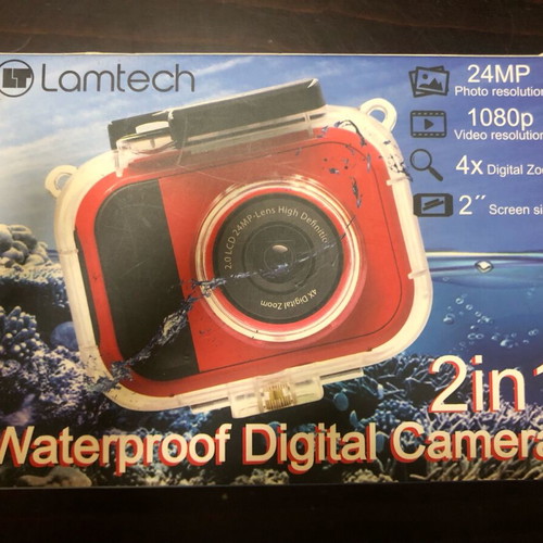 Lamtech 2in1 Waterproof Digital Camera Red