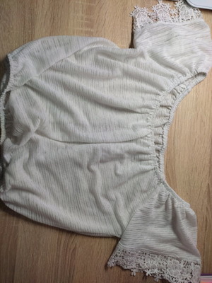 Summer blouse white like new, size S