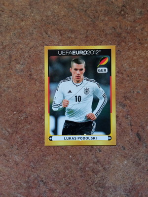 Panini Euro 2012 Deutschland Edition D12 Lukas Podolski sticker