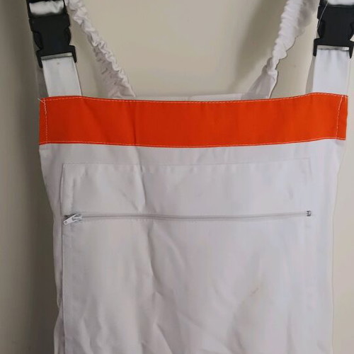 Work Overalls new, sizes 52 and 54, white with tool pockets