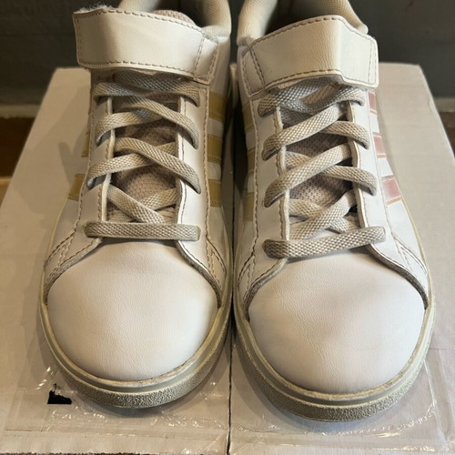 Adidas Grand Court 2.0 ν.33 σαν καινούργιο, λευκό με ροζ ιριδίζον