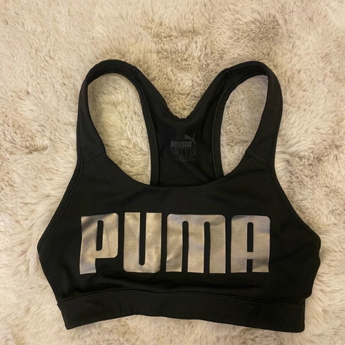 Puma sports bra black like new, size S