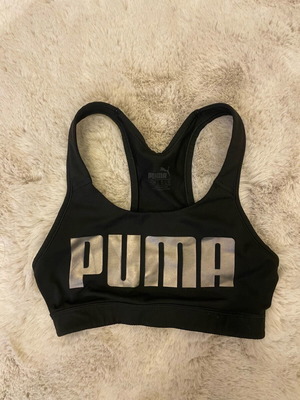Puma sports bra black like new, size S