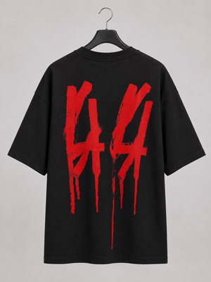 44 Lebel Group Oversize T-shirt New, Black