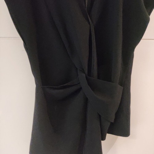 Zara blouse with back zipper new, black, size M