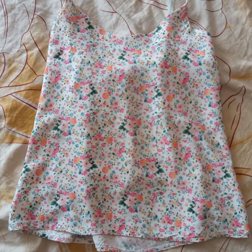 Floral top in A-line shape