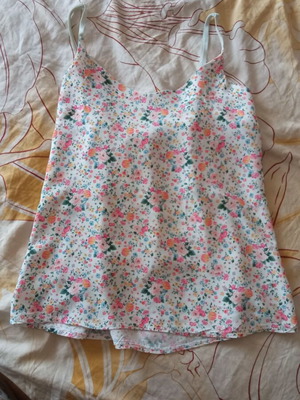 Floral top in A-line shape