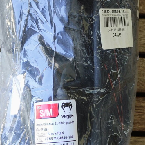 Venum Okinawa 3.0 Shin Guards Kids size S/M new