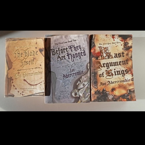 The First Law Trilogy Joe Abercrombie paperback like new
