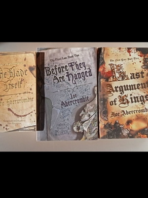 The First Law Trilogy Joe Abercrombie paperback like new