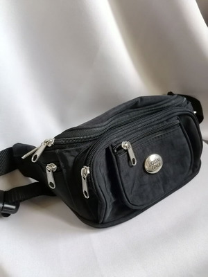 Bosini crossbody bag new, black, 14 x 20 cm