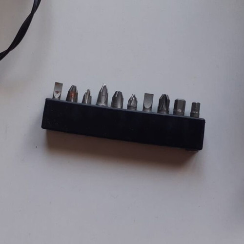 Rechargeable electric screwdriver IKEA like new with charger and bits