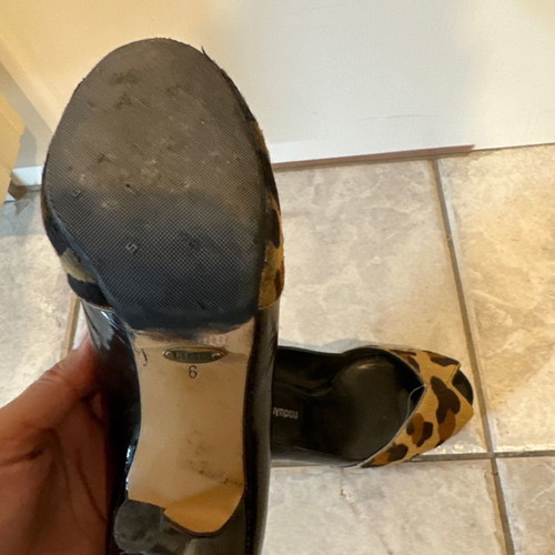 Kalogiropou peep toe pumps slightly used, size 36
