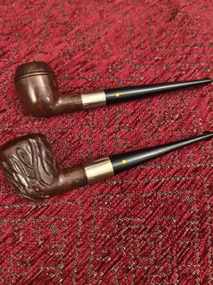 Willard vintage πίπες καπνού μεταχειρισμένες, σετ 2, ξύλο Imported Briar