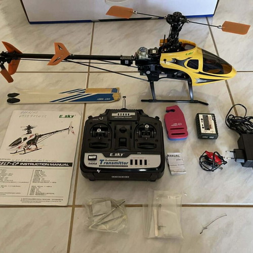 E-Sky Belt-CP RTF remote control helicopter like new without propellers
