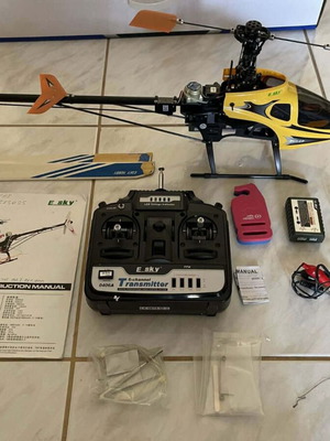 E-Sky Belt-CP RTF τηλεκατευθυνόμενο ελικόπτερο σαν καινούργιο χωρίς έλικες