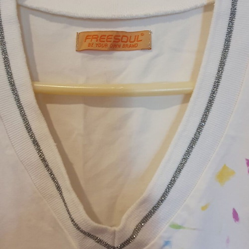 Freesoul Women's Blouse S New White