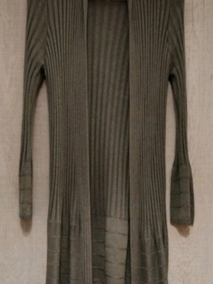 Long gray Marks & Spencer cardigan like new, size L