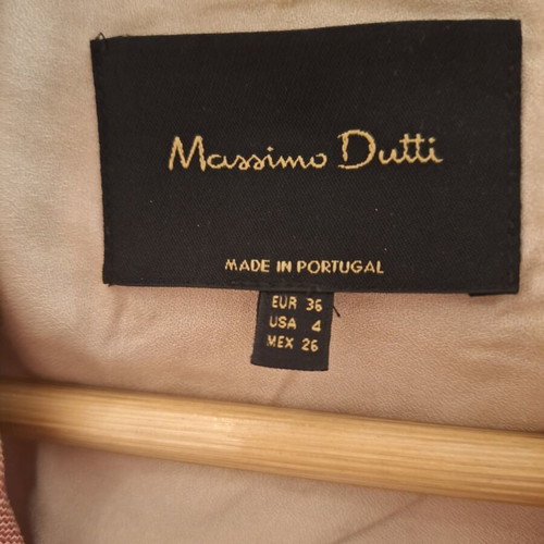 Pink linen jacket 100% Massimo Dutti like new, size S
