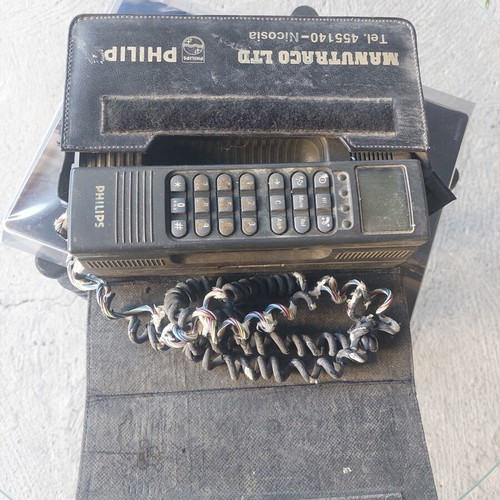 Vintage Suitcase Phones used, set of 2
