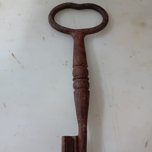 Old large antique key used