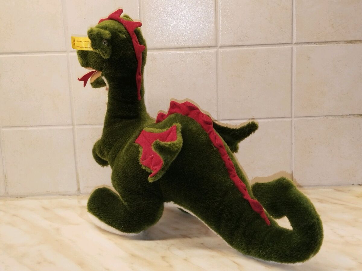 Steiff Rocky Dragon plush like new, 32 cm - € 55,00 - Vendora.cy