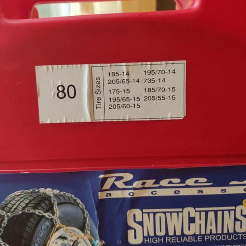 Snow chains like new