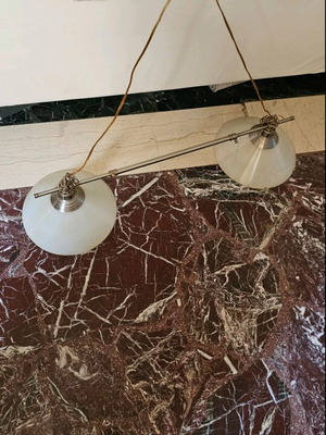 IKEA nickel ceiling light, fully functional