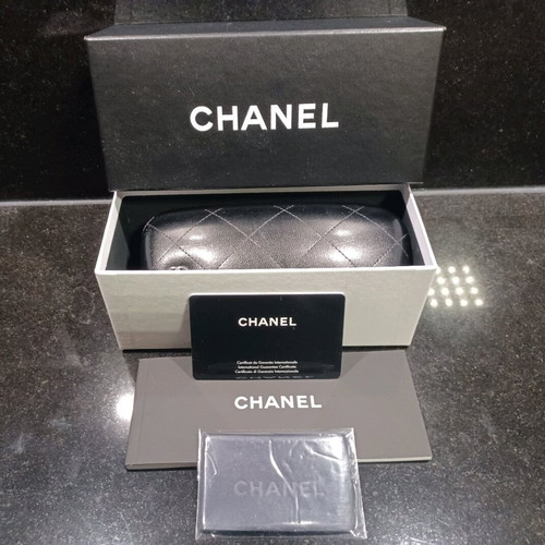 Chanel eyeglass frame new, tortoise imitation design