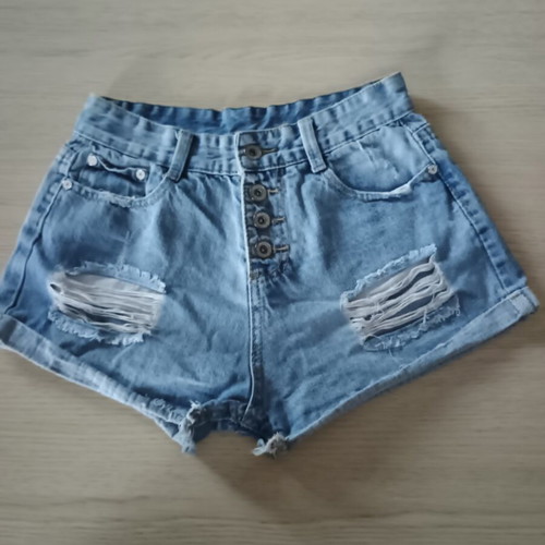 Women's shorts used, size M, blue