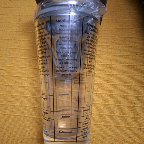 Glass shaker Taylors Eye Witness XBT075 new 400 ml with measuring scale