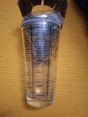 Glass shaker Taylors Eye Witness XBT075 new 400 ml with measuring scale