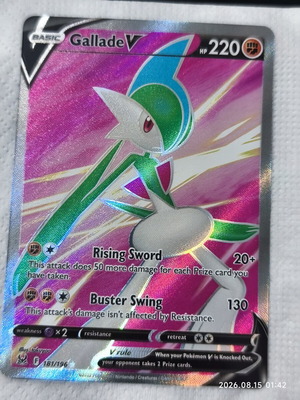 Gallade V Pokemon card