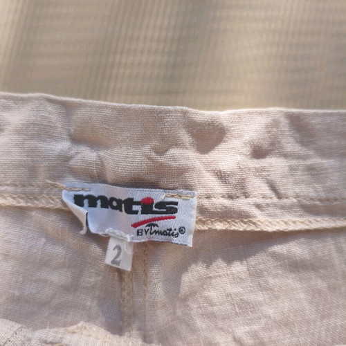 Linen pants Matis like new, small, beige, size 34-36