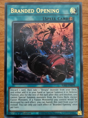 Branded Opening RA03 Near Mint, Ultra Rare 1st Edition