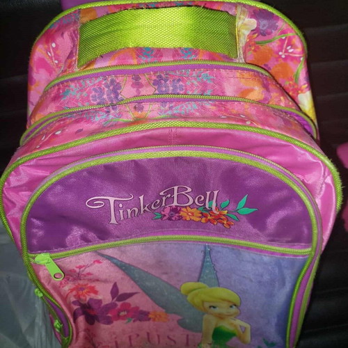 Tinkerbell school bag used in good condition for girls