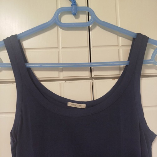 Intimissimi long tank top M, like new, dark blue