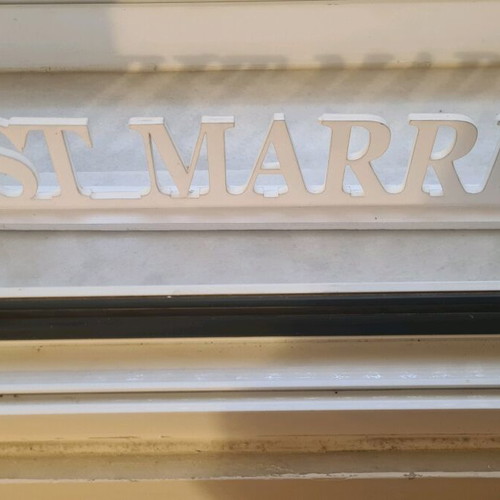 Just Married wedding table decoration like new