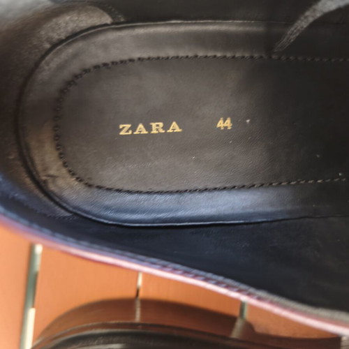Zara burgundy polished men's shoes size 44