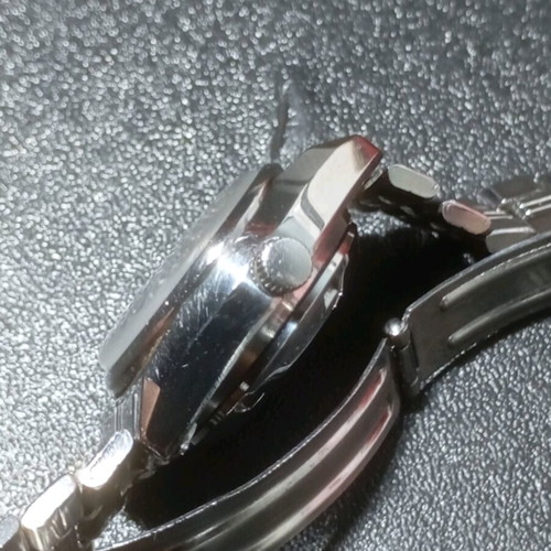 Seiko γυναικείο αυτόματο ρολόι vintage με μπλε καντράν και ατσάλινο μπρασελέ μεταχειρισμένο